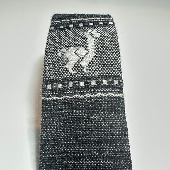 Vintage Unique Nazca Neck Tie Gray Career Office Business Casual Professional - Picture 7 of 11